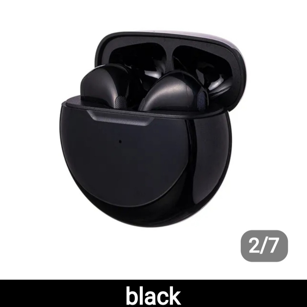 Pro 6 TWS Sport Bluetooth Earbuds with Mic & Magnetic Charging Case. - Picture 3 of 8